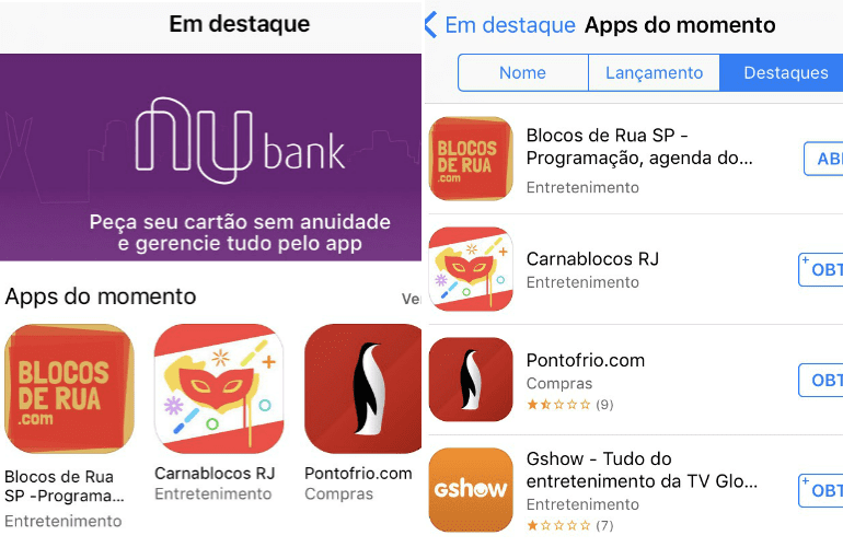 Blocosderua.com é o "App do Momento" na loja de aplicativos da Apple